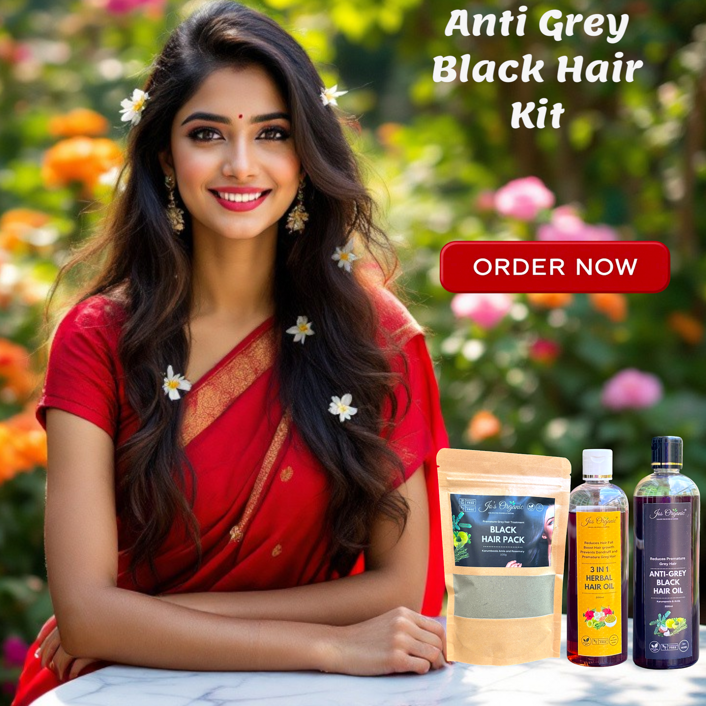Anti- Grey Black Hair Kit