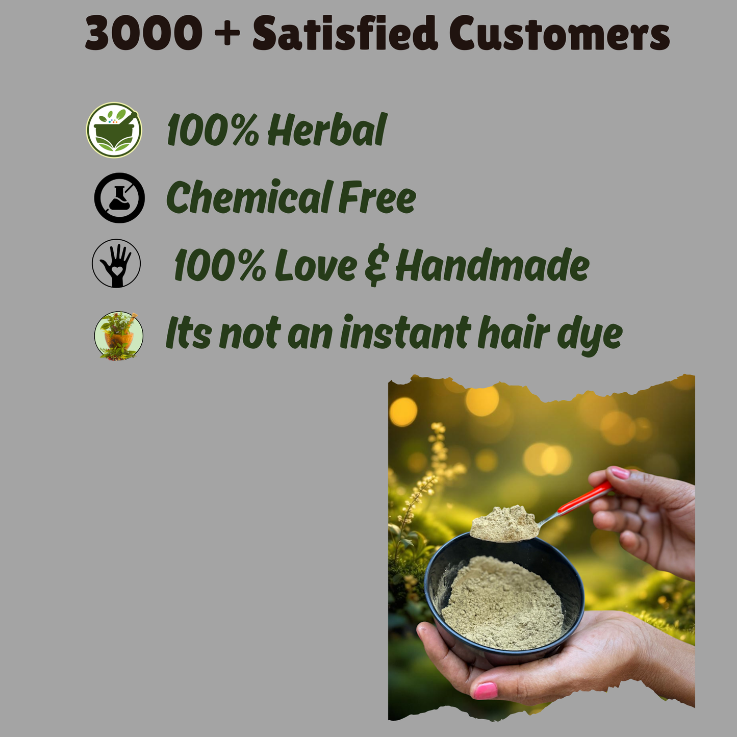 Anti Grey Black Hair Pack