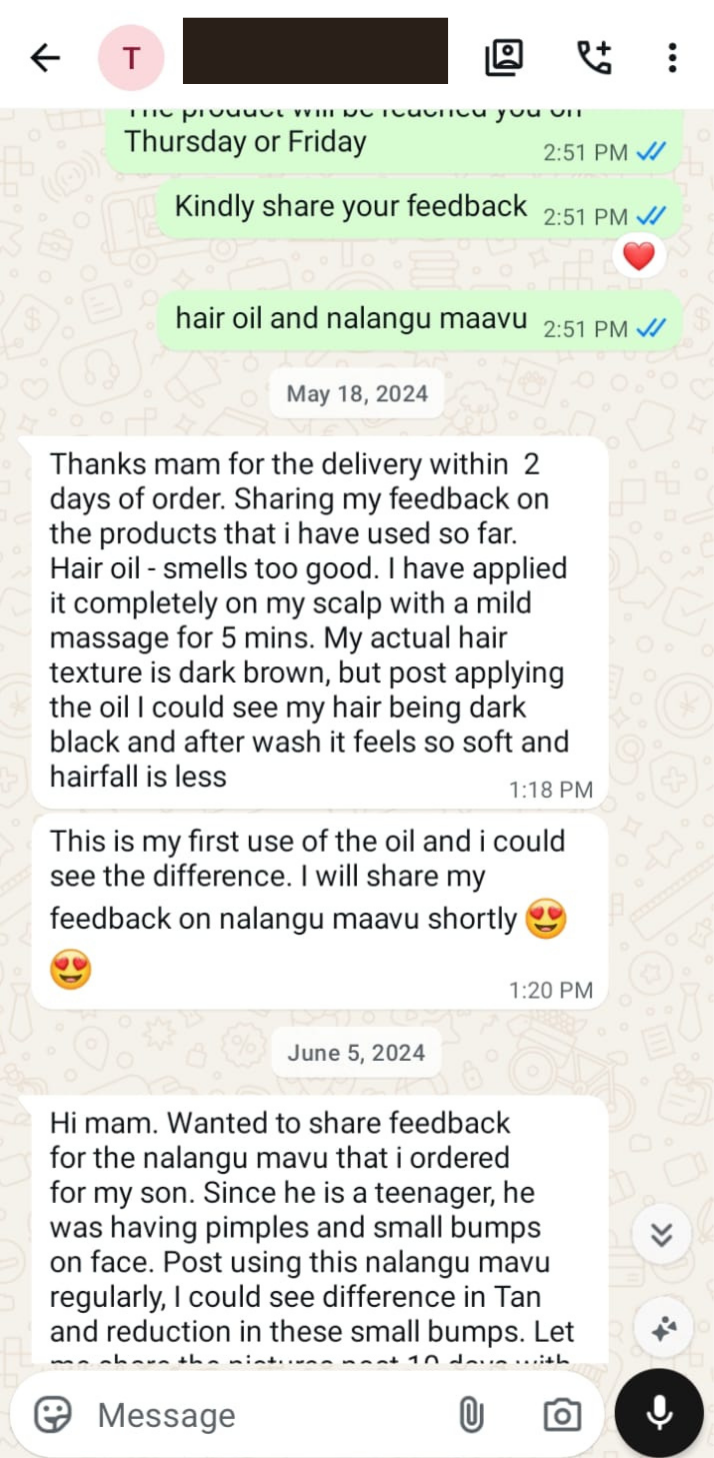 3 in 1 Oil WhatsApp review