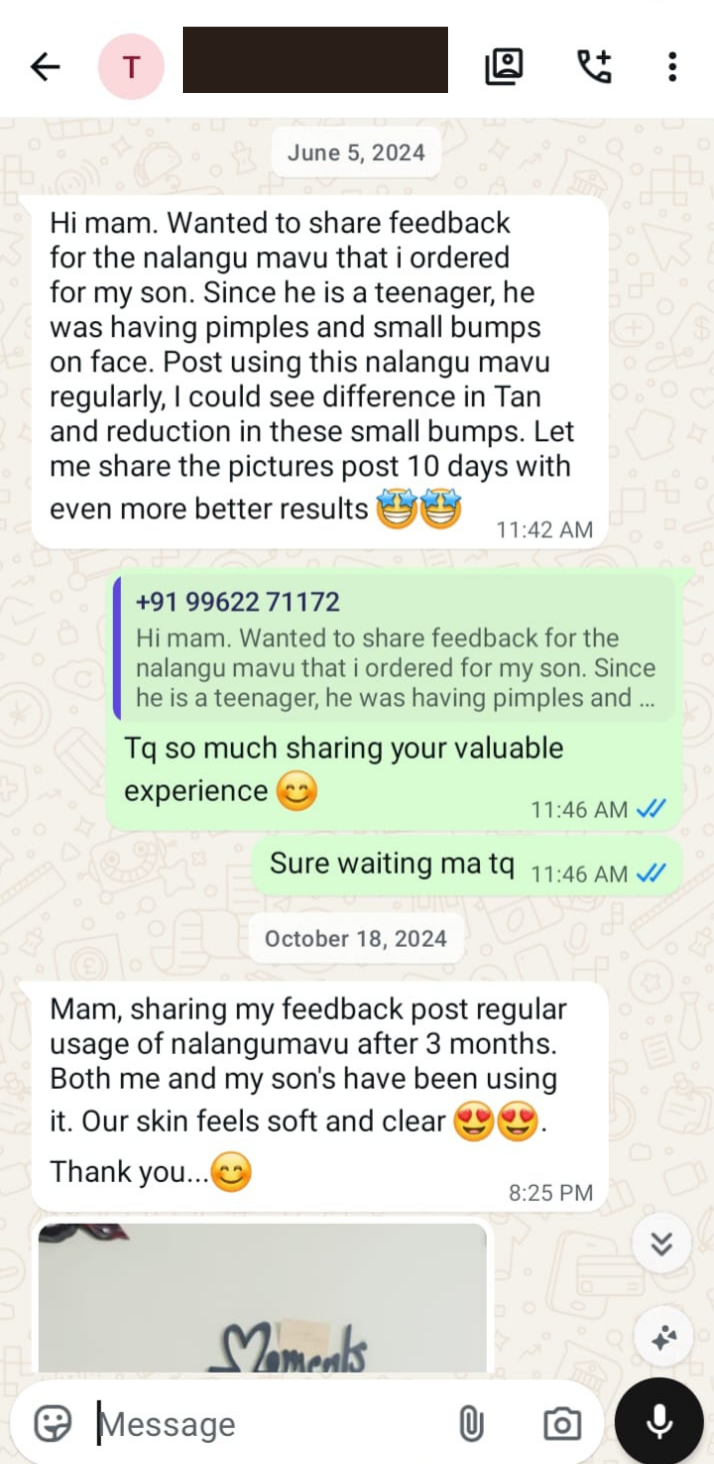 Nalangu Maavu WhatsApp review
