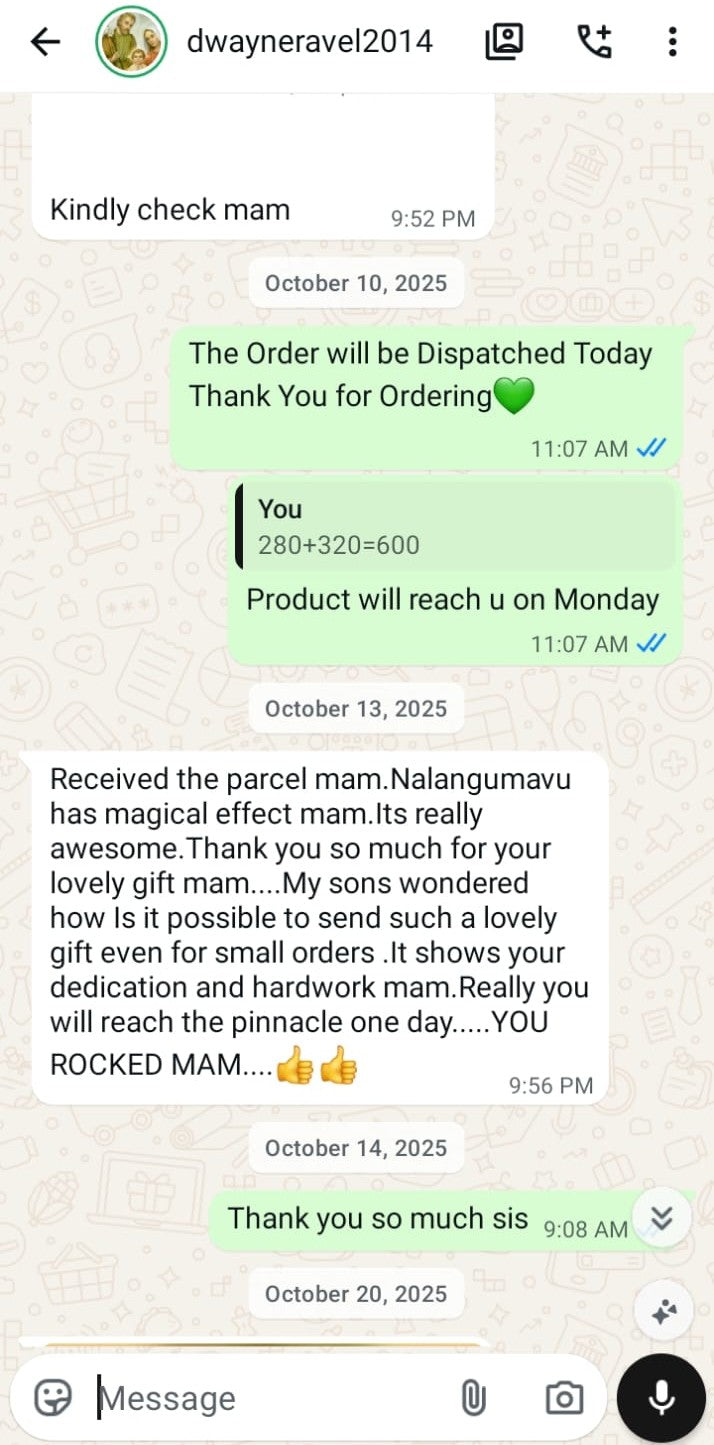 Nalangu Maavu WhatsApp review