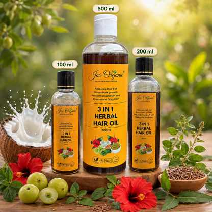 3 in 1 Herbal Hair Oil