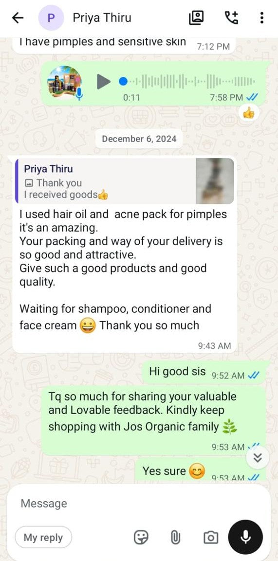 Anti-Acne Pack WhatsApp review