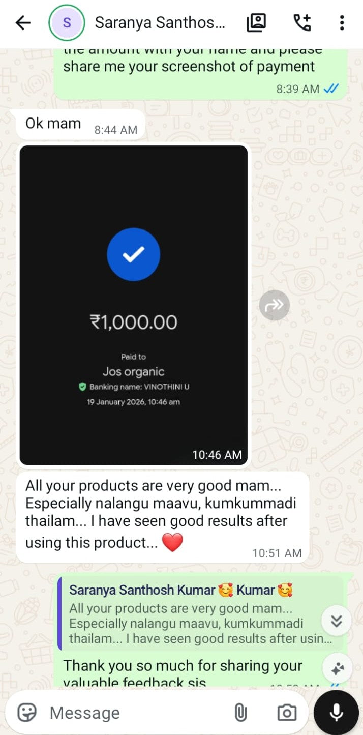 Kumkumadi Thailam WhatsApp review