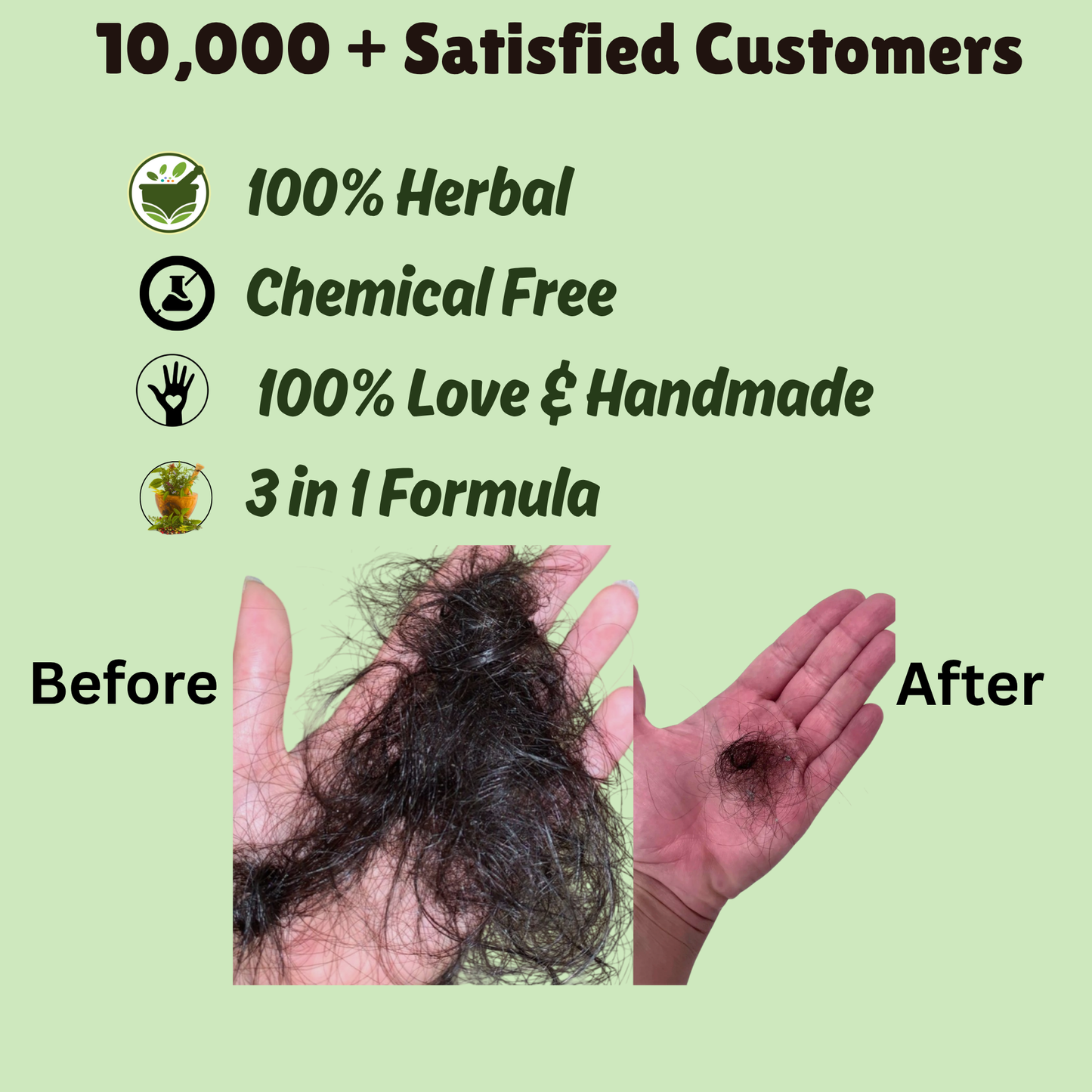 3 in 1 Herbal Hair Oil