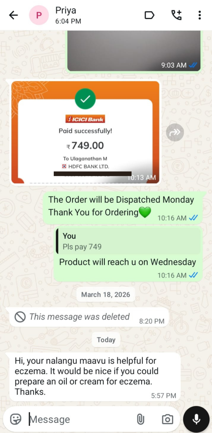 Nalangu Maavu WhatsApp review