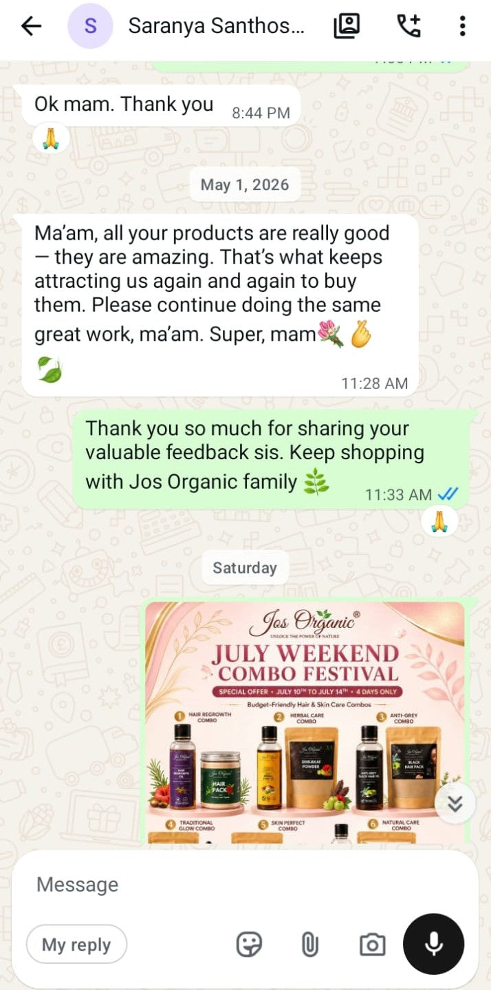 Hair Pack WhatsApp review