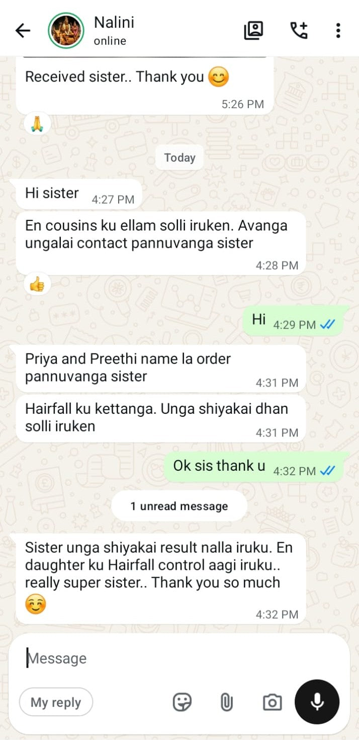 Shikakai WhatsApp review