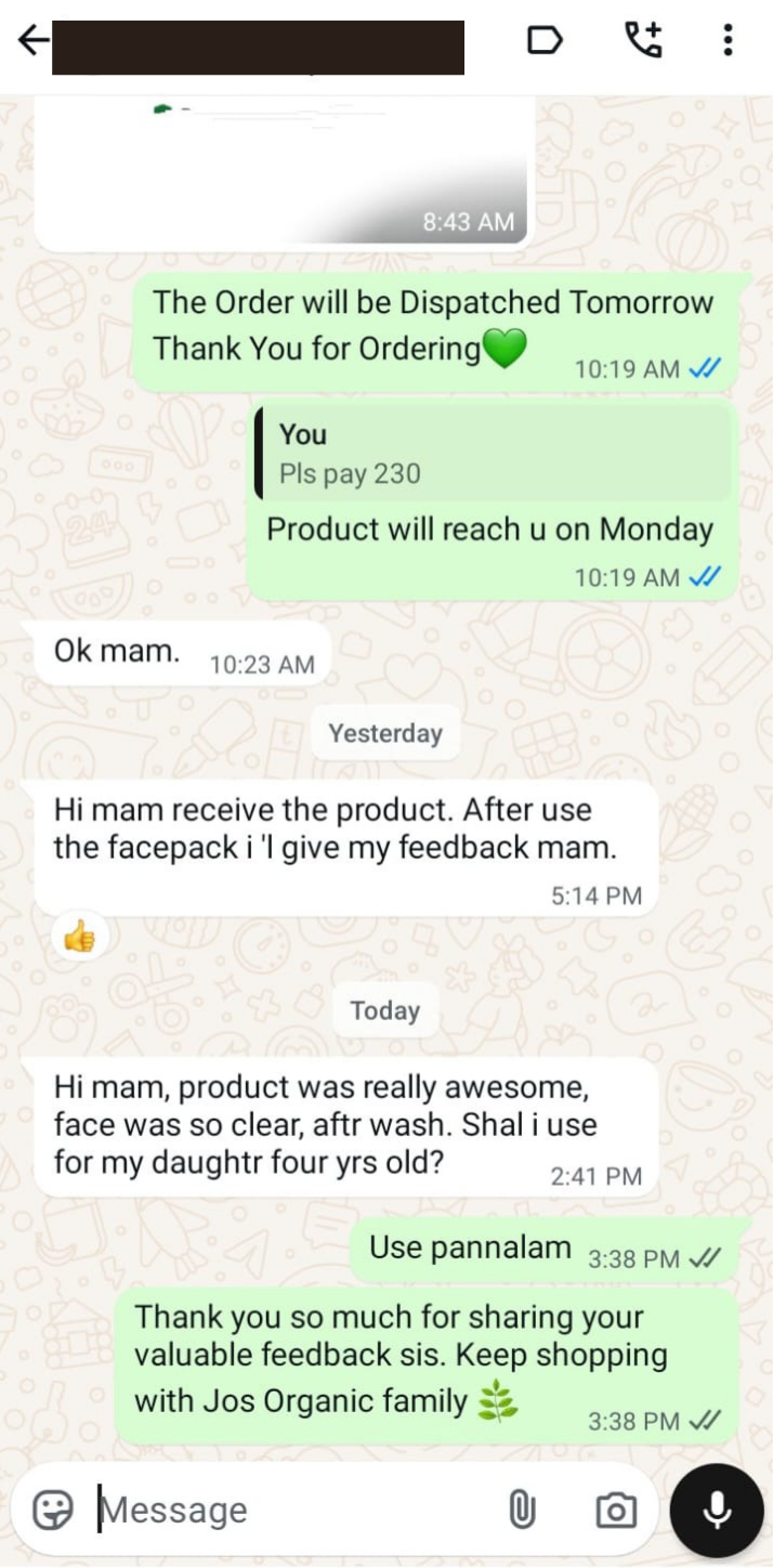 Beetroot Face Pack WhatsApp review