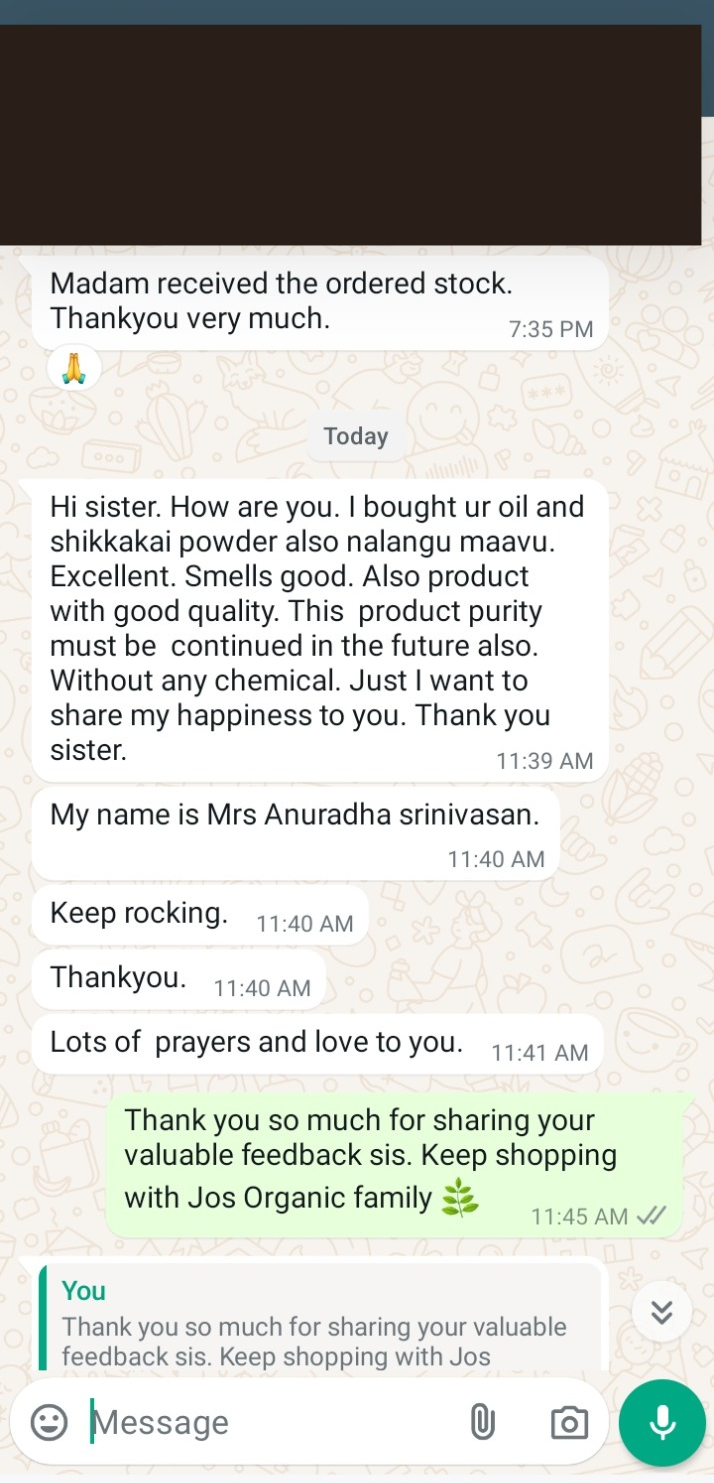 Shikakai WhatsApp review