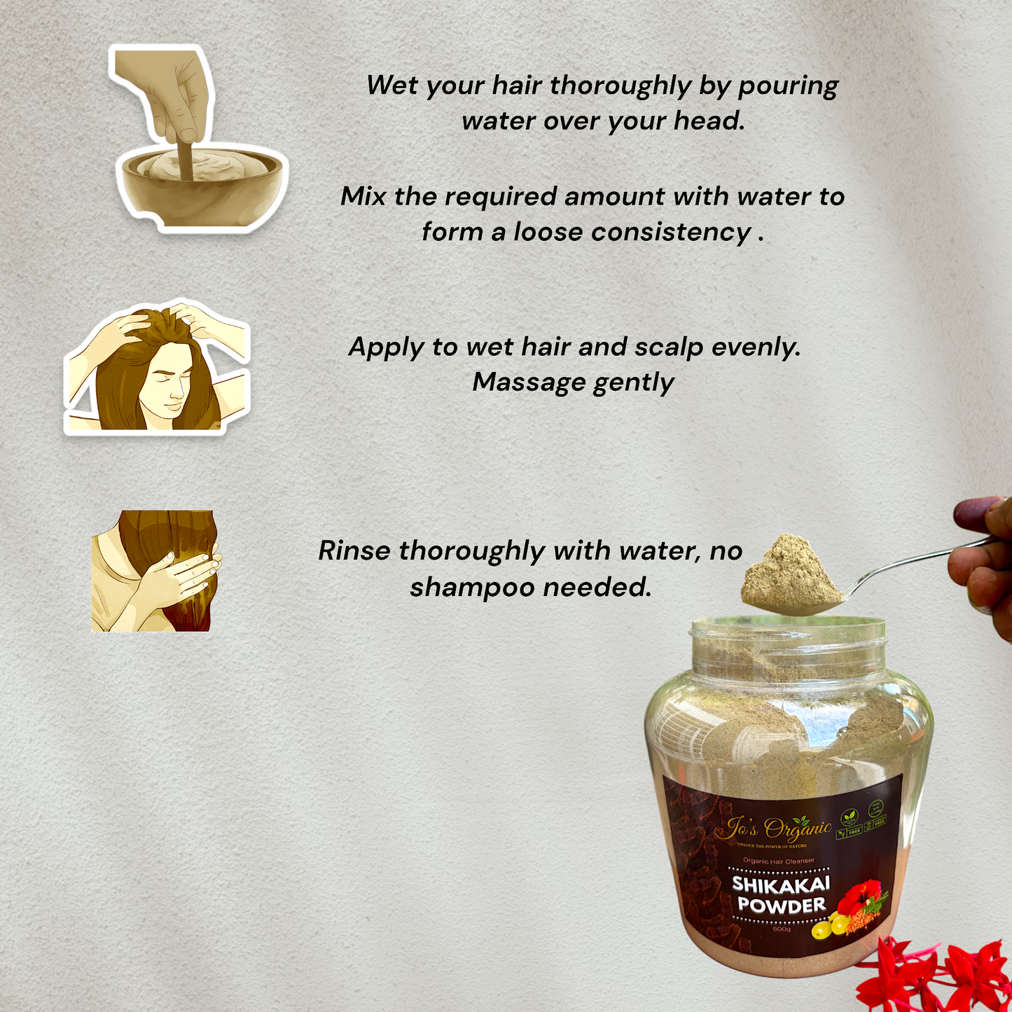 Shikakai Powder - Hair Cleanser