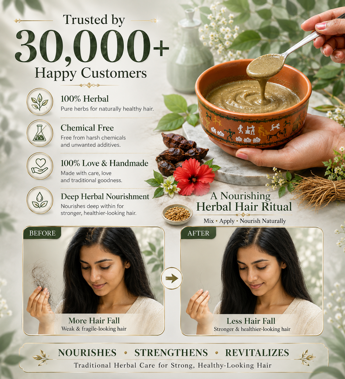 Herbal Hair Strengthening Kit