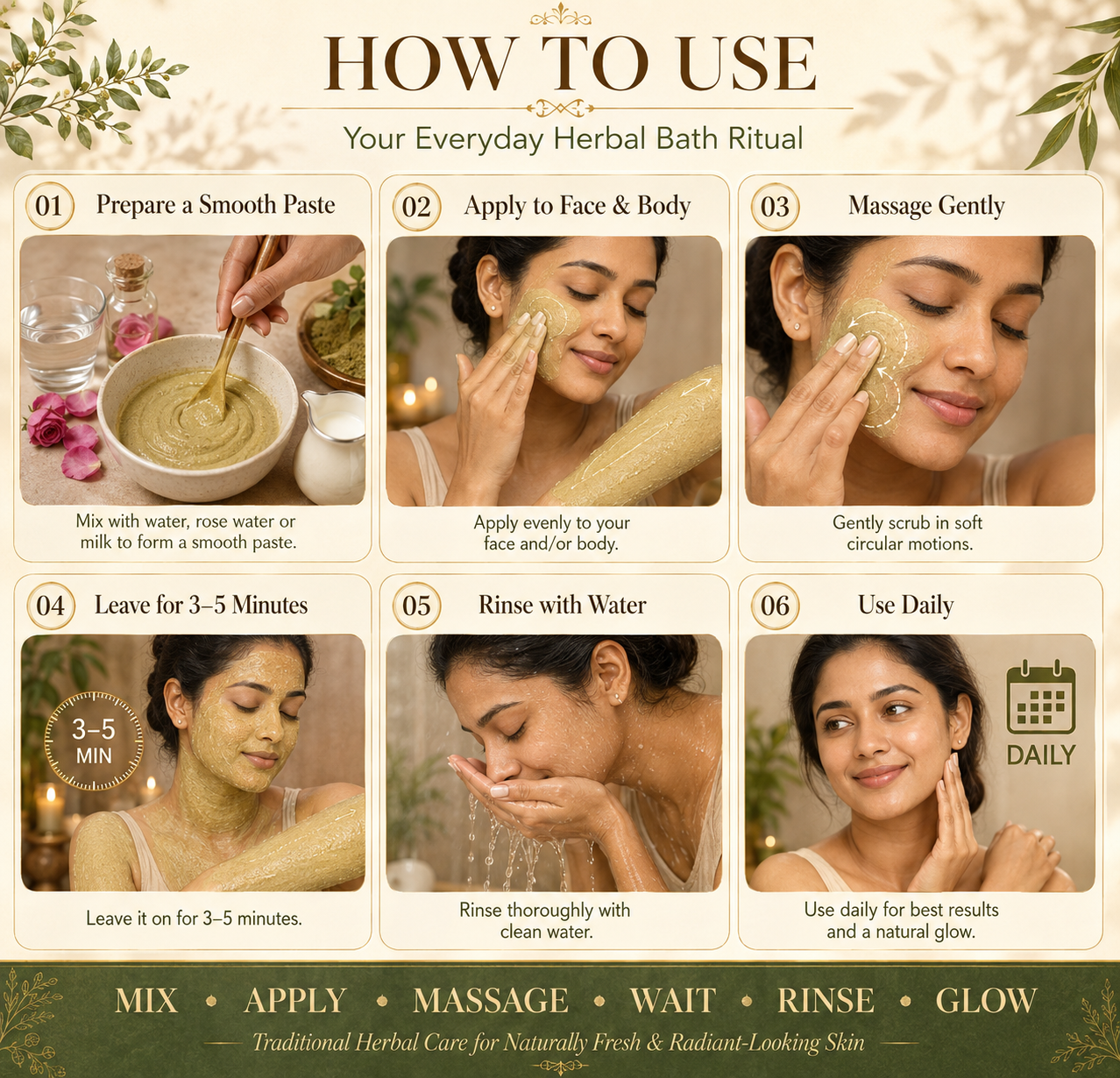Herbal Bath Powder - Nalangu Maavu