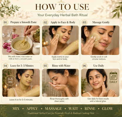 Herbal Bath Powder - Nalangu Maavu