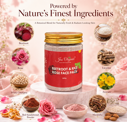 Beetroot & Rice Rose Face Pack
