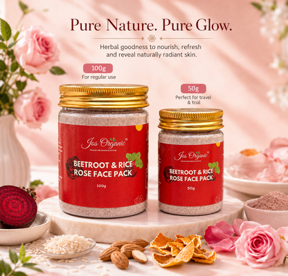 Beetroot & Rice Rose Face Pack