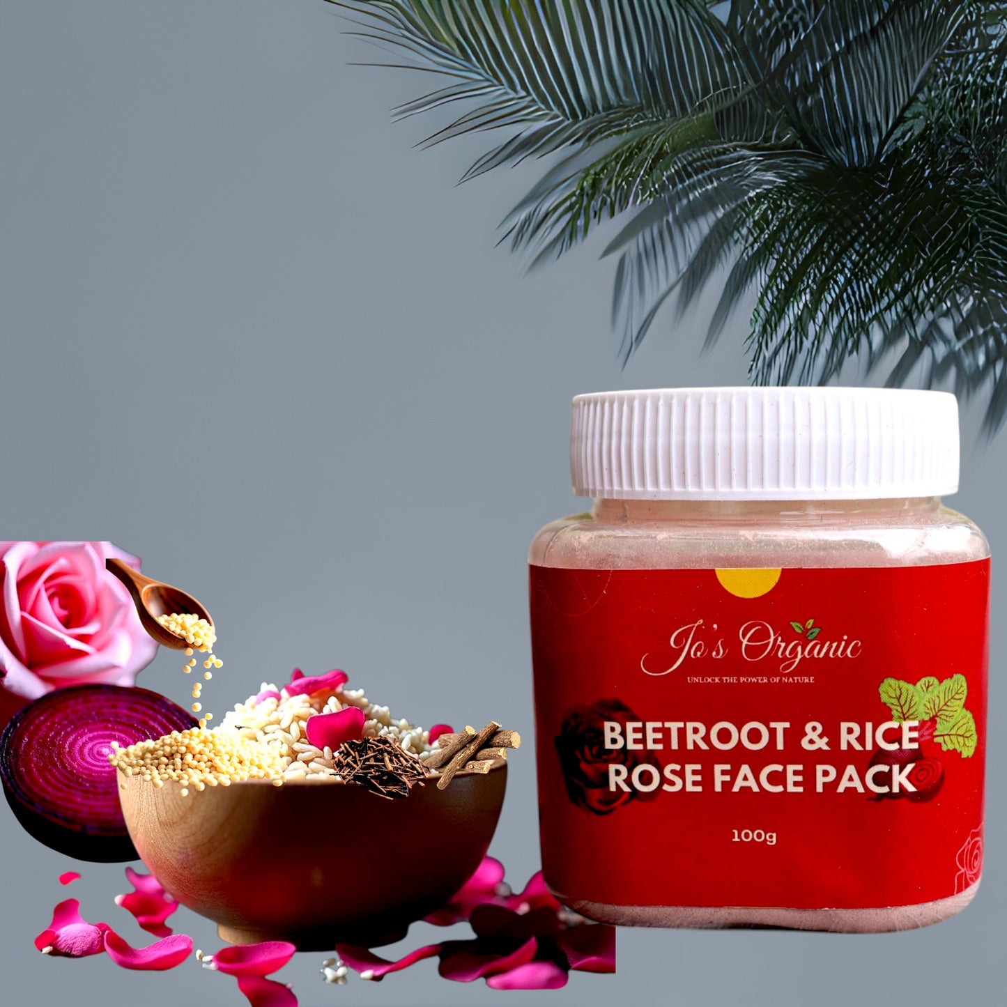 Beetroot & Rice Rose Face Pack