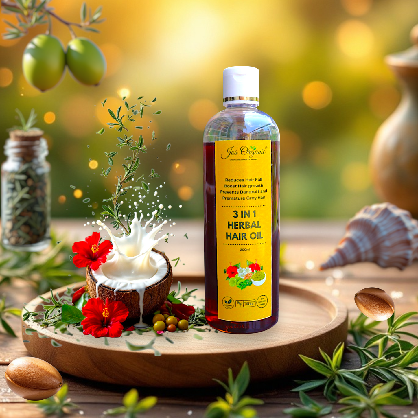 3 in 1 Herbal Hair Oil