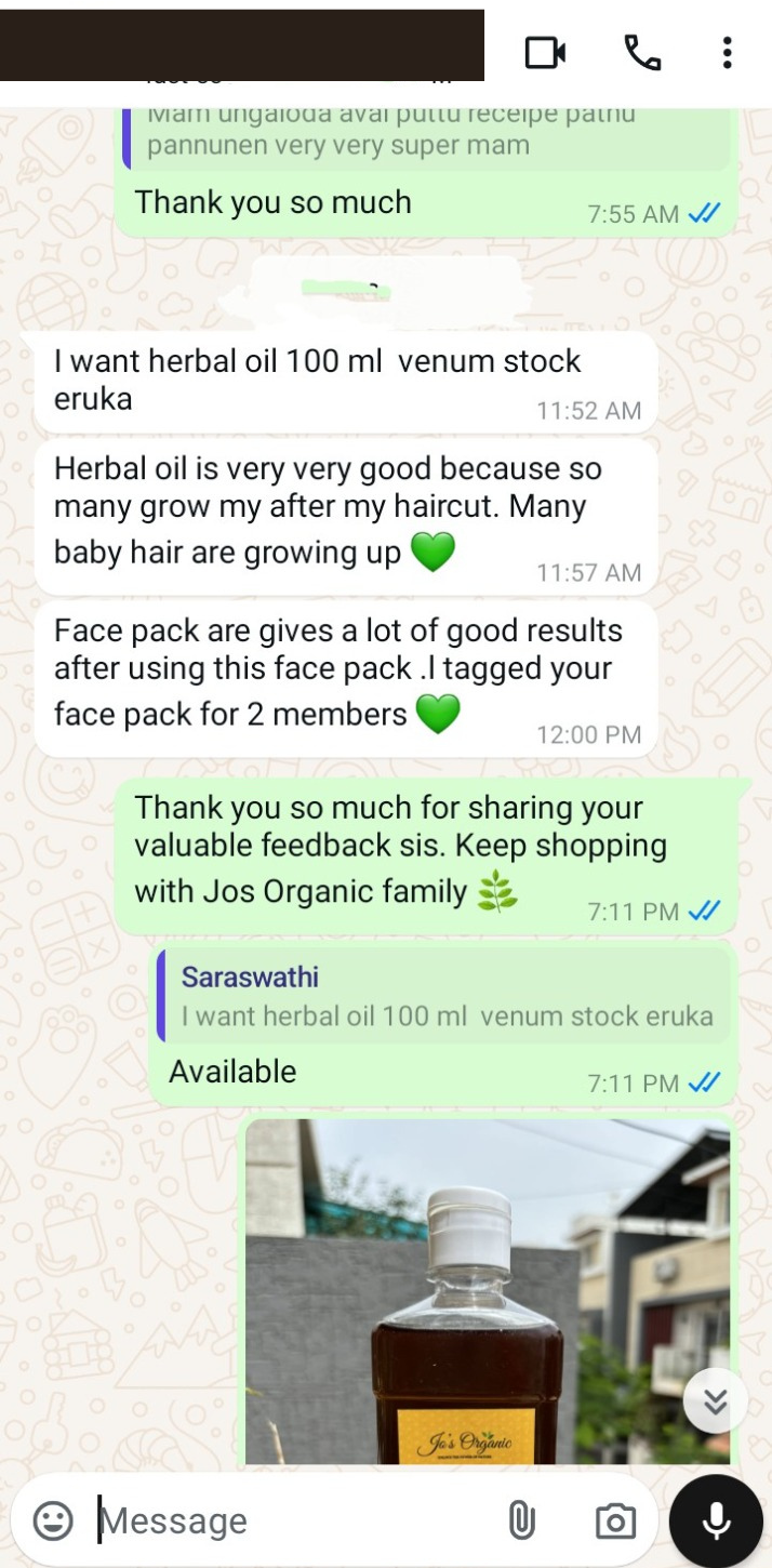 3 in 1 Oil WhatsApp review