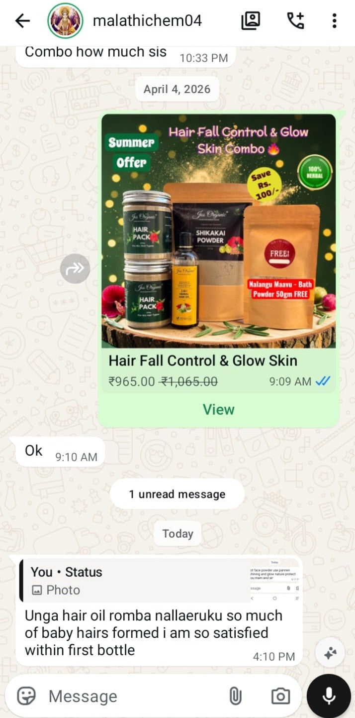 3 in 1 Oil WhatsApp review