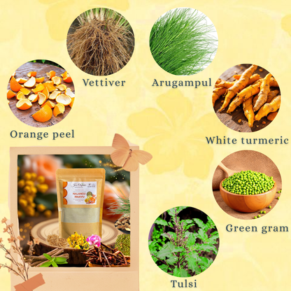 Herbal Bath Powder - Nalangu Maavu