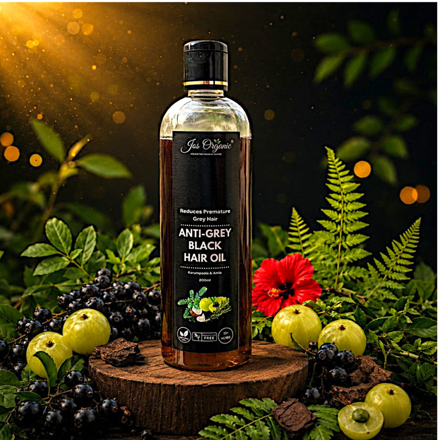 Anti-Grey Black Hair Oil