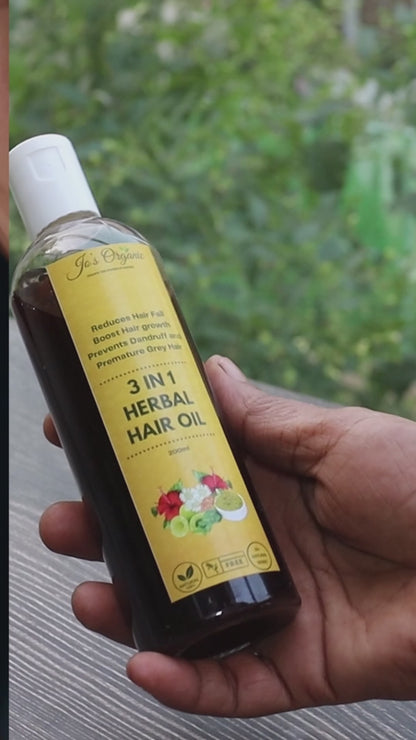 3 in 1 Herbal Hair Oil